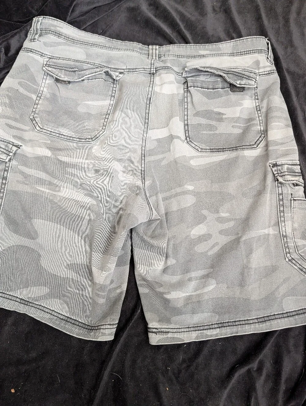 UNIONBAY Gray Camo Cargo Shorts